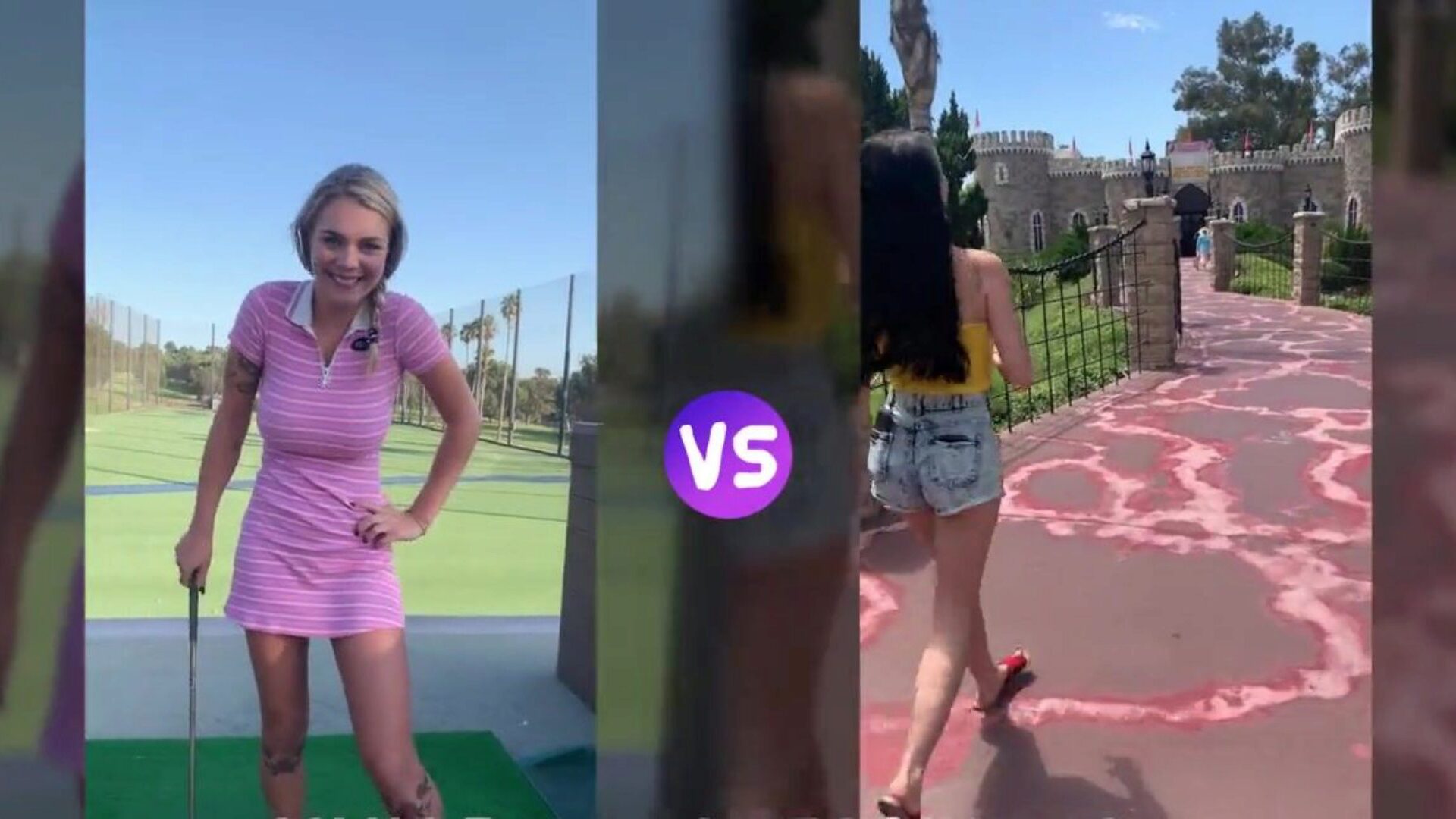 bnds video: golf girls: gabbie carter gegen alex kohle